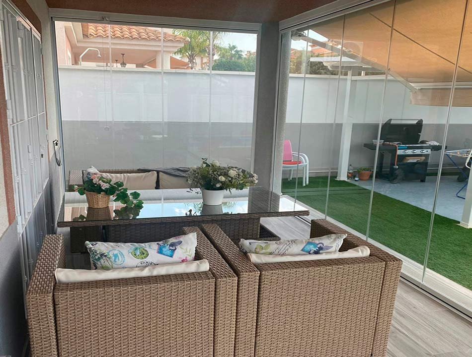 Galería de Nuestros Cerramientos con Cortinas Cristal