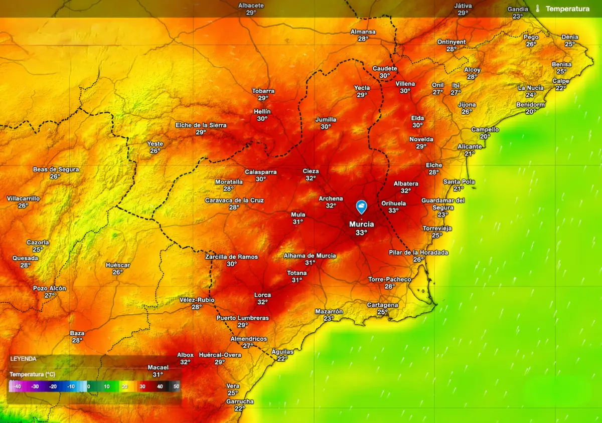 Clima de Murcia y techos fijos